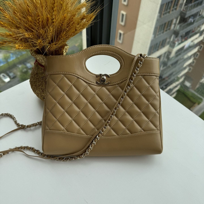 Ch*el top handle bags